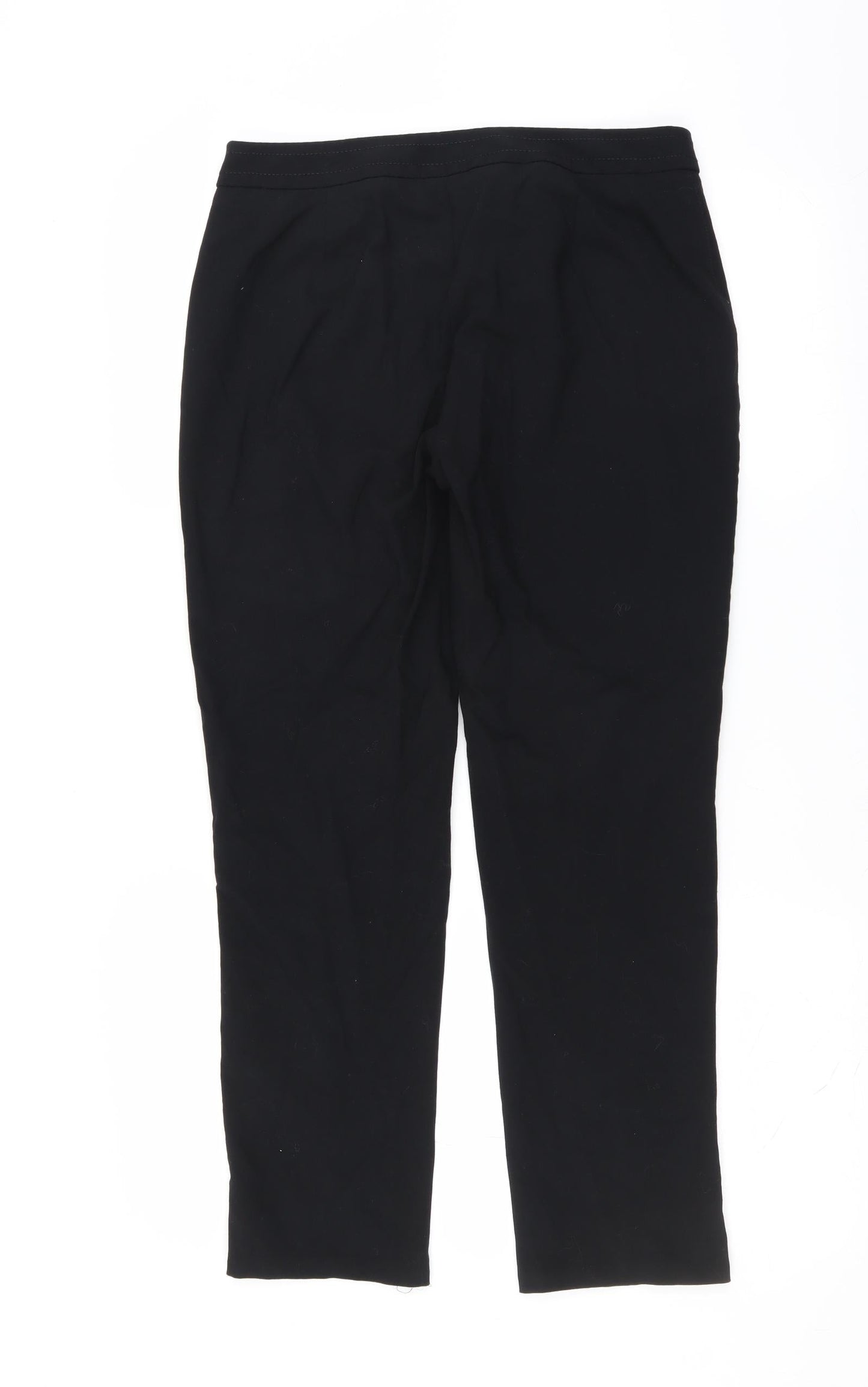Womens UK Size 12 Marks and Spencer Slim Fit  Black Trousers
