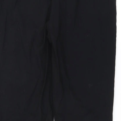 Womens UK Size 12 Marks and Spencer Slim Fit  Black Trousers