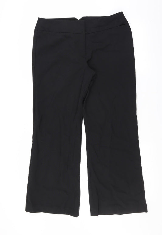 Primark Womens Black   Trousers  Size 14 L28 in