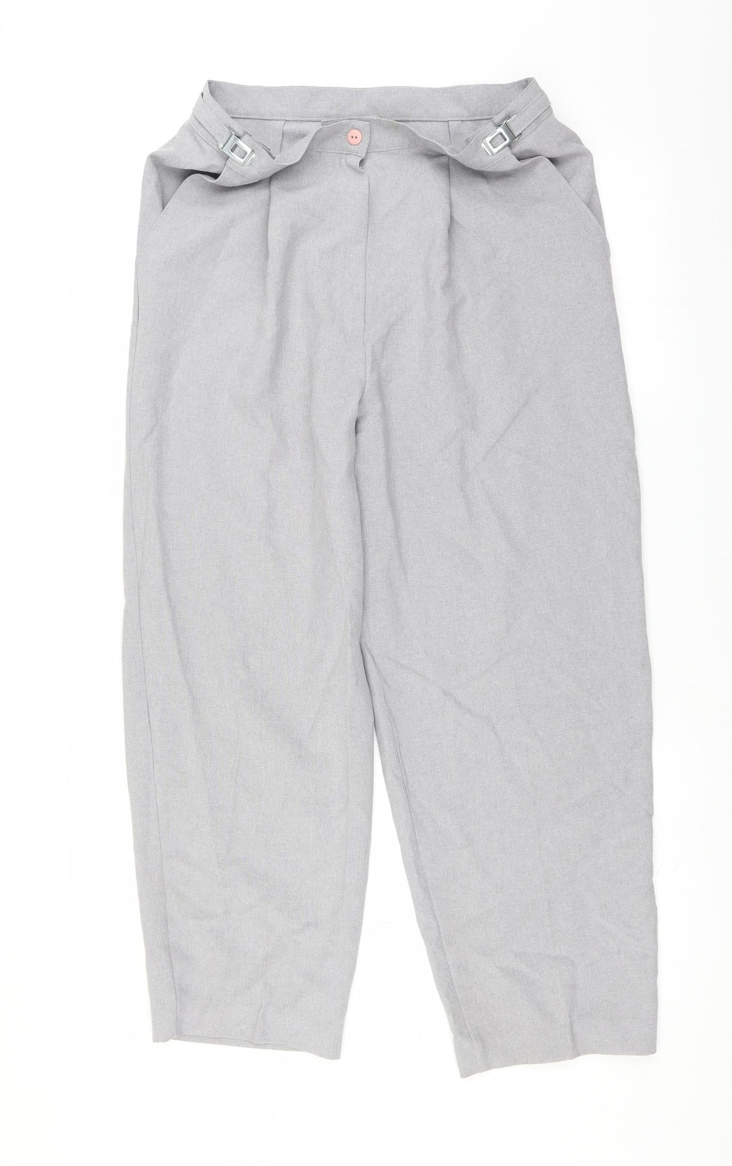 Womens UK Size 14 Slimma Regular Fit  Grey Trousers
