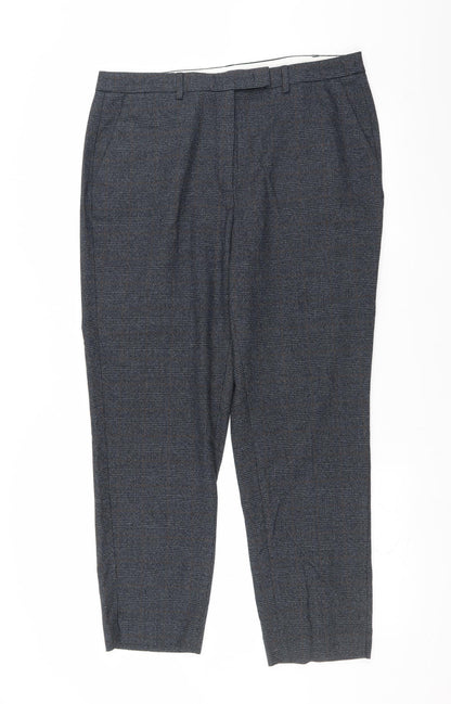 Womens UK Size 16 Marks and Spencer Regular Fit  Blue Trousers