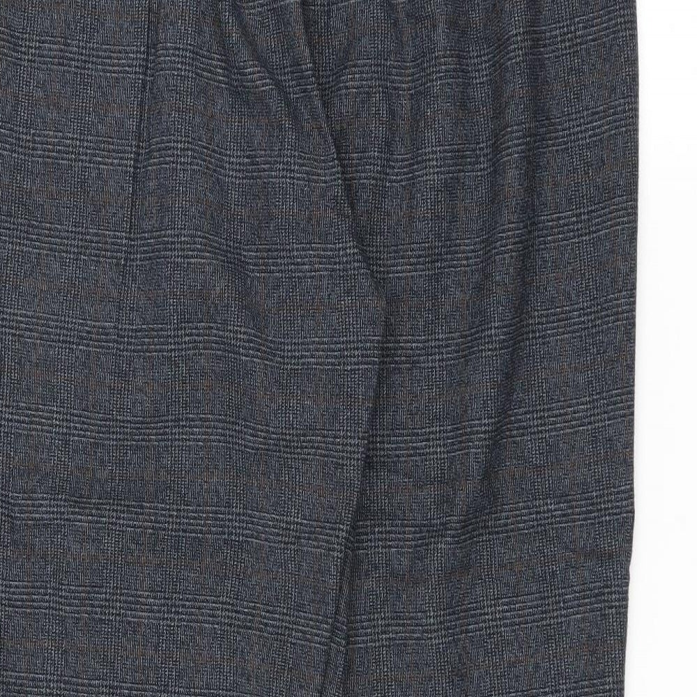 Womens UK Size 16 Marks and Spencer Regular Fit  Blue Trousers