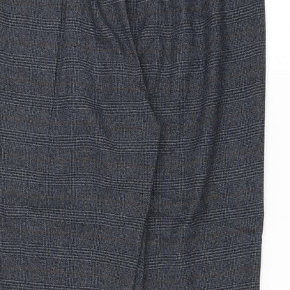 Womens UK Size 16 Marks and Spencer Regular Fit  Blue Trousers
