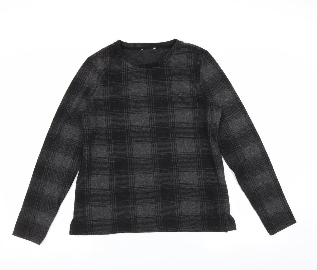 TU Womens Grey Check  Pullover Jumper Size 10