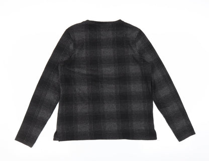 TU Womens Grey Check  Pullover Jumper Size 10