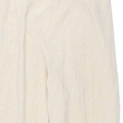 Womens UK Size 18 Marks and Spencer Regular Fit  Beige Trousers