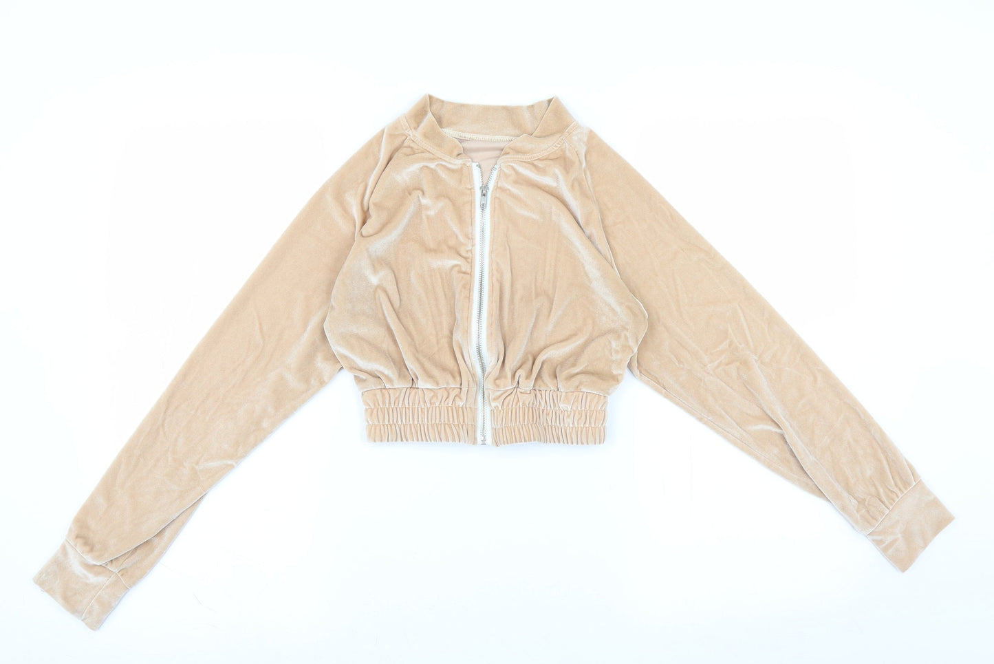 Preworn Womens Beige   Full Zip Jumper Size S  - cropped
