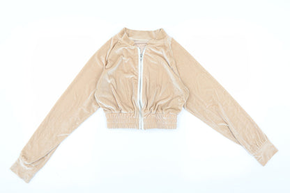 Preworn Womens Beige   Full Zip Jumper Size S  - cropped