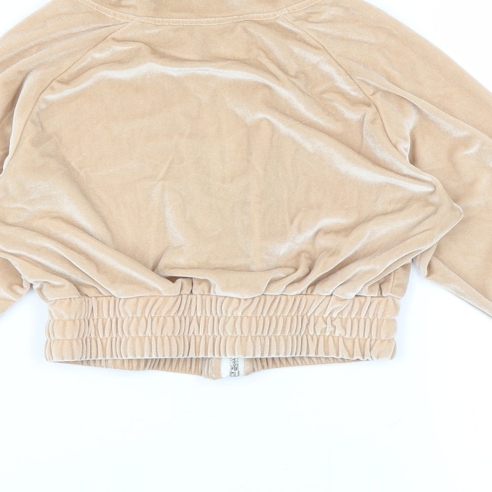 Preworn Womens Beige   Full Zip Jumper Size S  - cropped