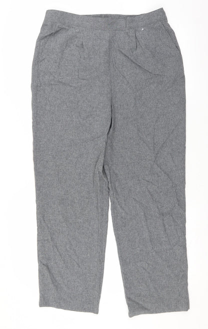 Womens UK Size 14 Bonmarché Regular Fit  Grey Trousers