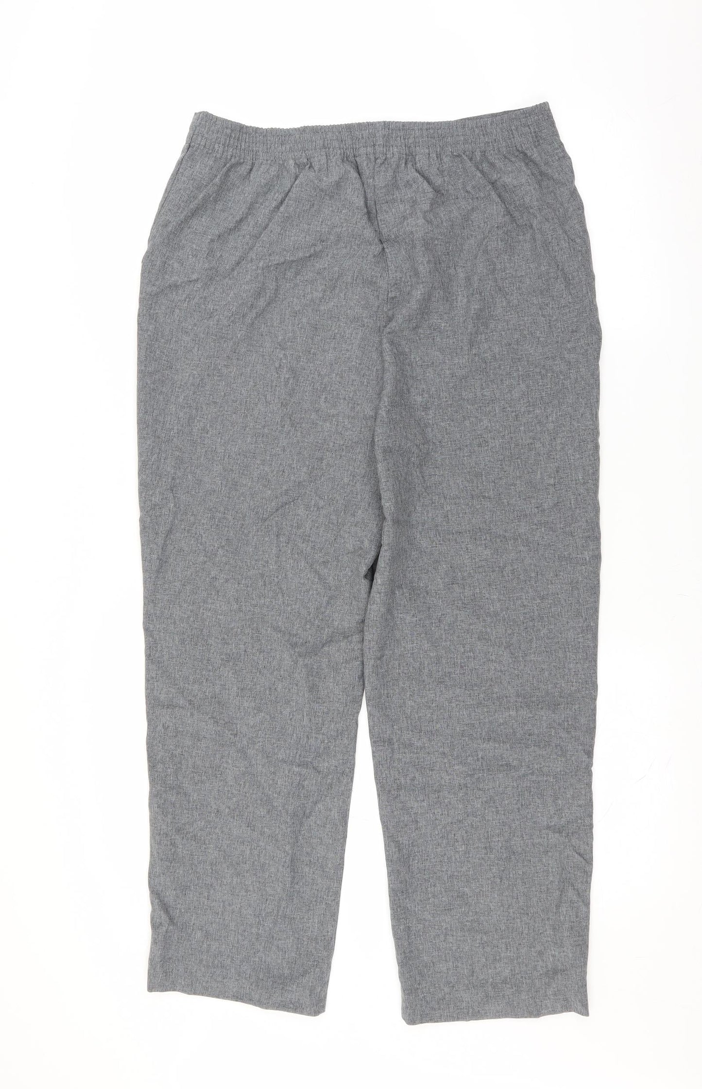 Womens UK Size 14 Bonmarché Regular Fit  Grey Trousers