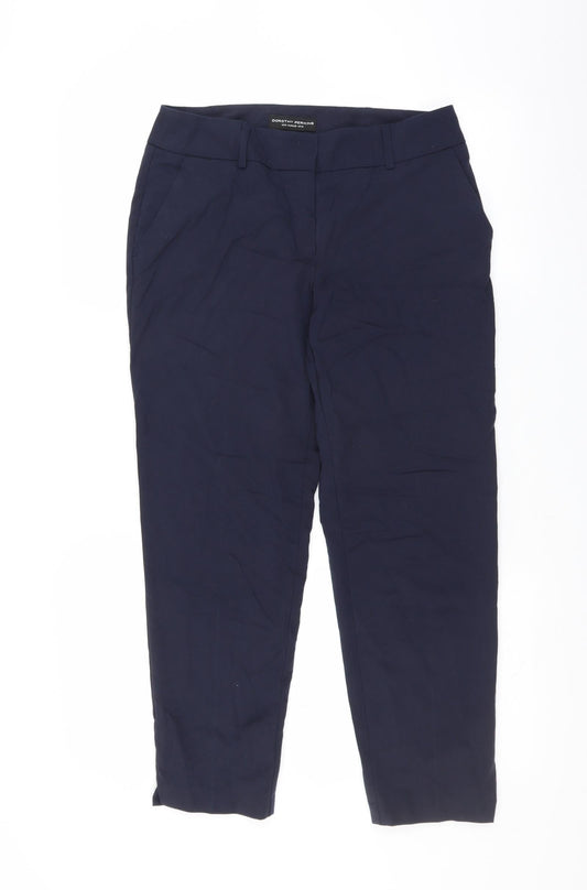 Womens UK Size 10 Dorothy Perkins Regular Fit  Blue Trousers