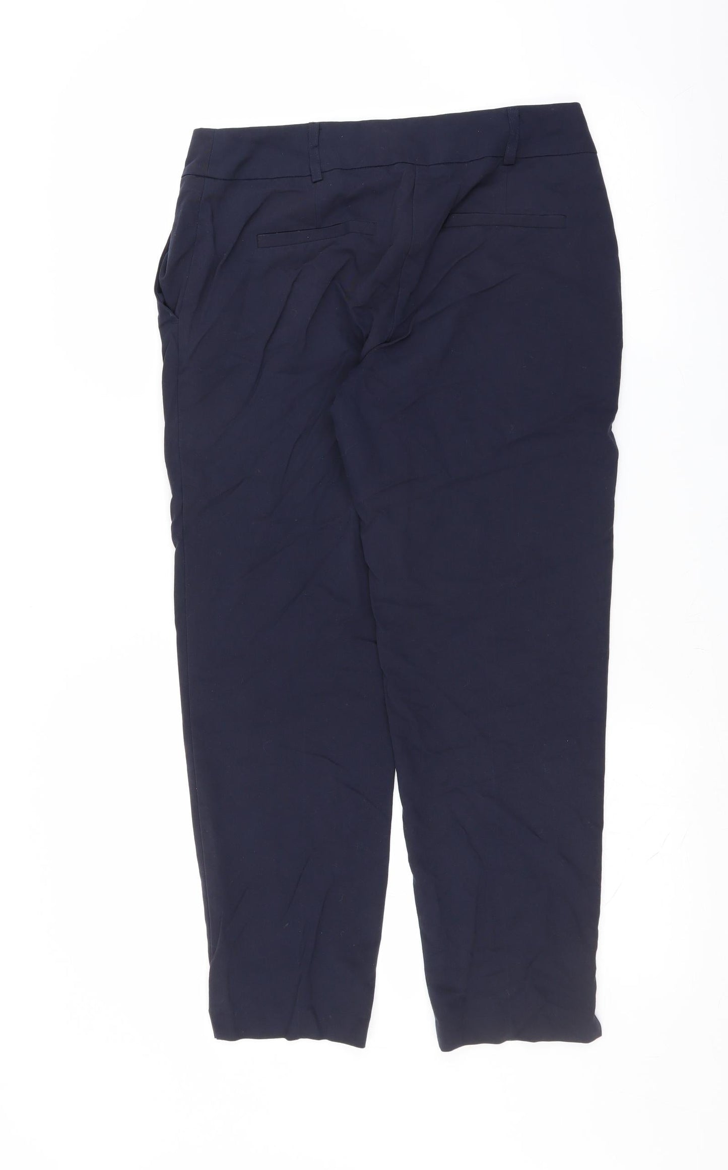 Womens UK Size 10 Dorothy Perkins Regular Fit  Blue Trousers