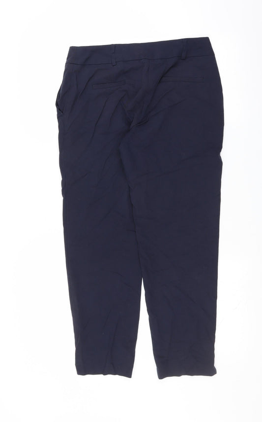 Womens UK Size 10 Dorothy Perkins Regular Fit  Blue Trousers