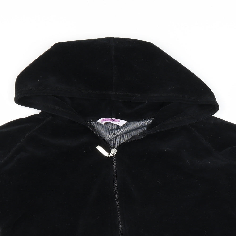 Tone Sport Womens Black   Full Zip Hoodie Size L  - Bride Squad