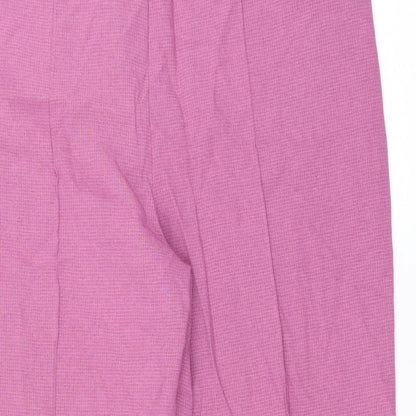 Womens UK Size 14 Marks and Spencer Regular Fit  Pink Trousers