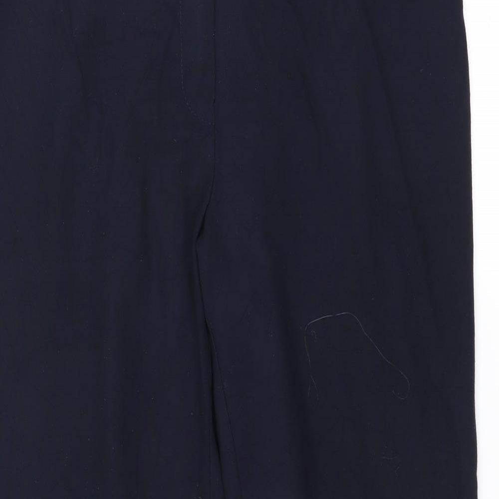 Marks and Spencer Womens Blue   Trousers  Size 14 L27 in - short Leg