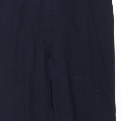 Marks and Spencer Womens Blue   Trousers  Size 14 L27 in - short Leg