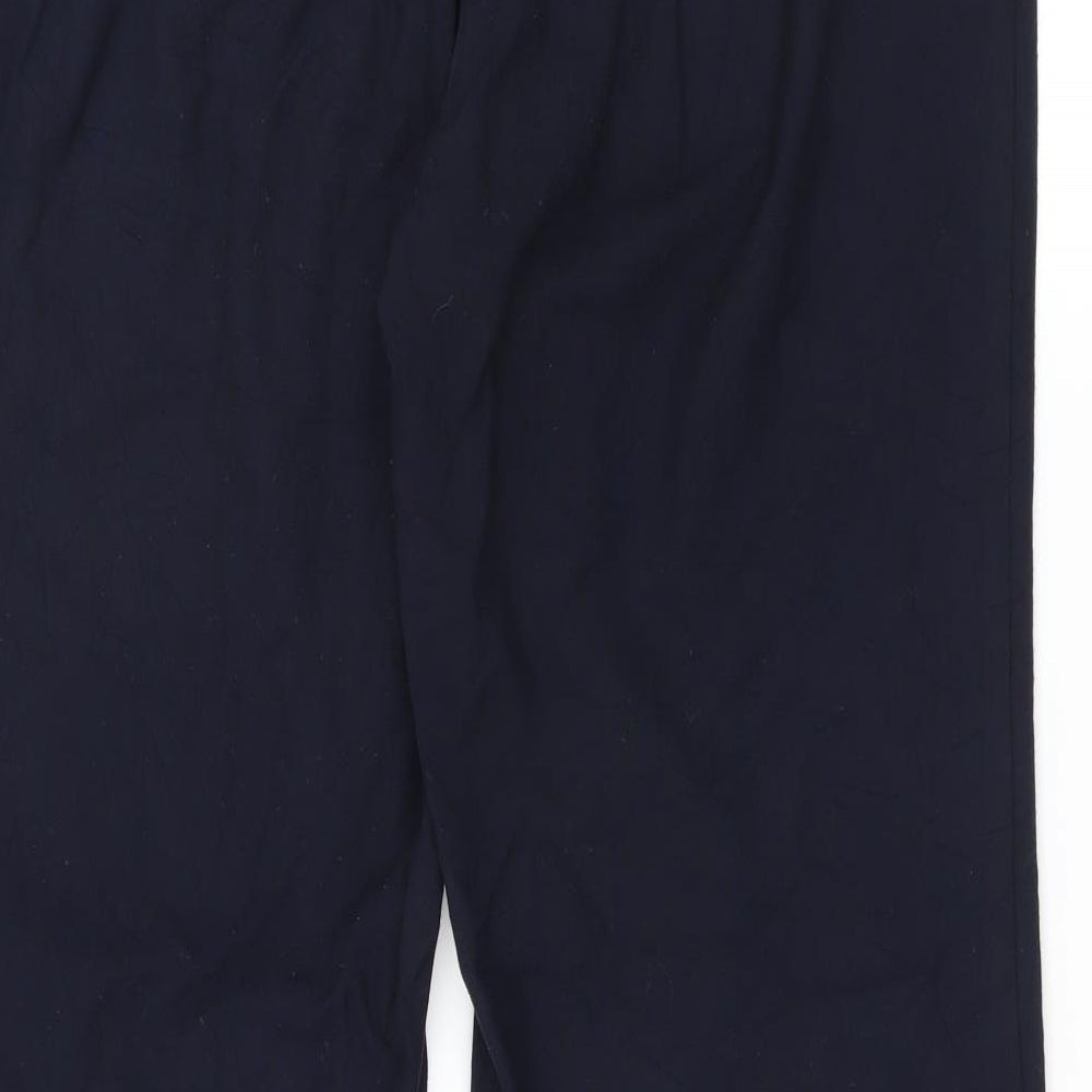 Marks and Spencer Womens Blue   Trousers  Size 14 L27 in - short Leg
