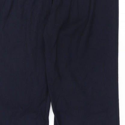 Marks and Spencer Womens Blue   Trousers  Size 14 L27 in - short Leg