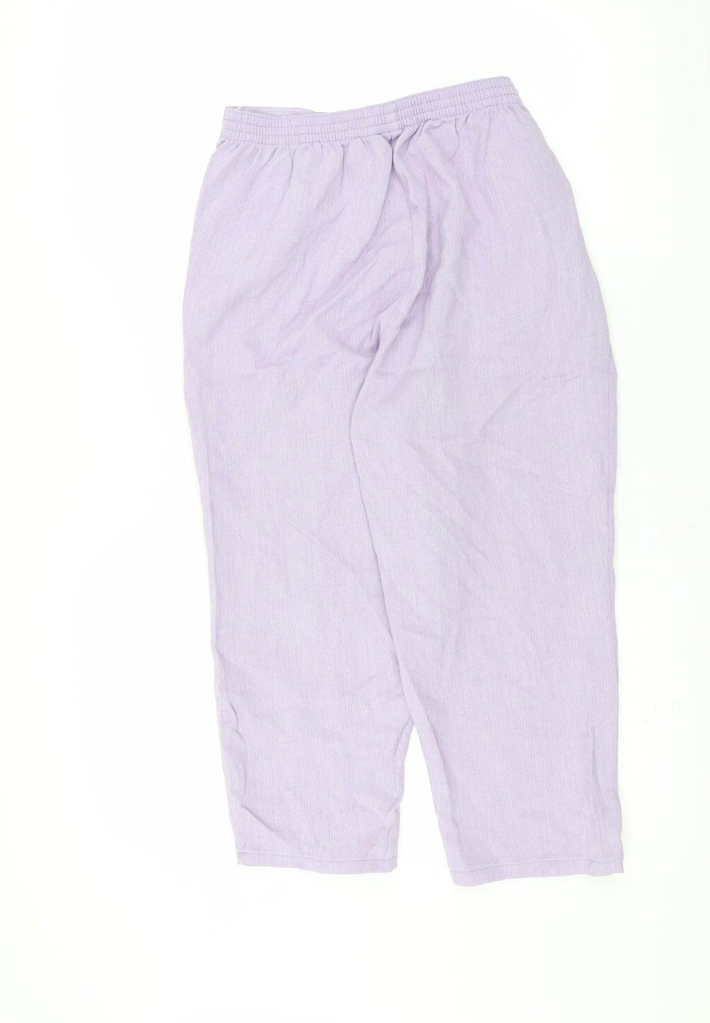 bm Collection Womens Purple   Trousers  Size 18 L21 in - cropped