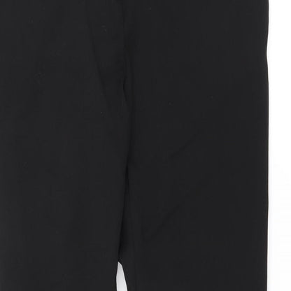 Sainsburys Womens Black   Trousers  Size 10 L30 in