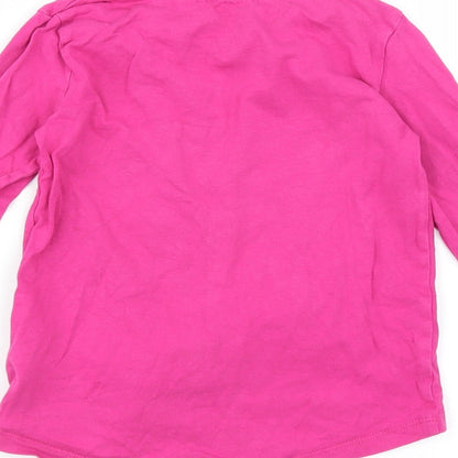 Blue Zoo Girls Pink   Basic T-Shirt Size 2-3 Years  - monster