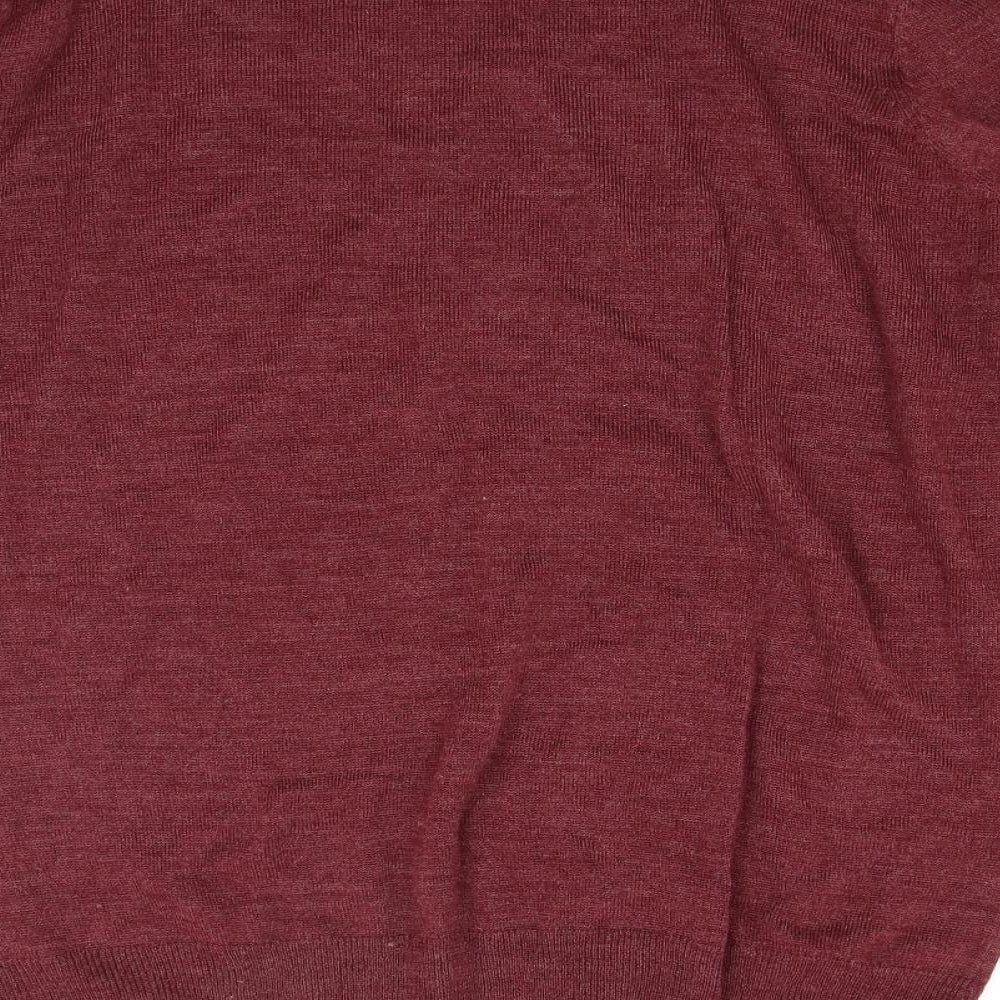 Pep & co Mens Red  Knit Pullover Jumper Size L