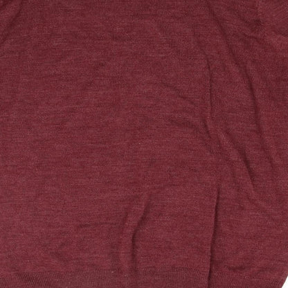 Pep & co Mens Red  Knit Pullover Jumper Size L