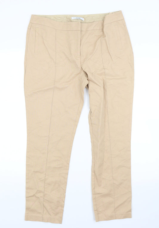 George Womens Beige   Trousers  Size 14 L25 in