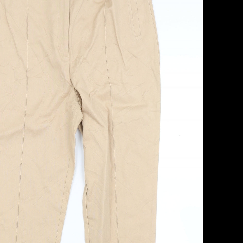 George Womens Beige   Trousers  Size 14 L25 in