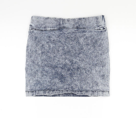 FOREVER 21 Womens Blue  Denim Mini Skirt Size S