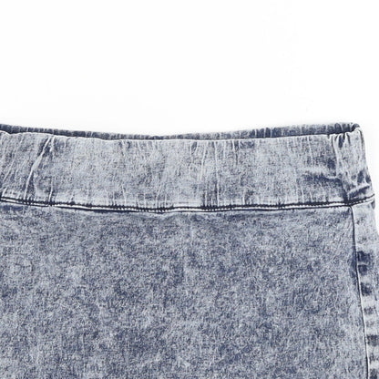 FOREVER 21 Womens Blue  Denim Mini Skirt Size S