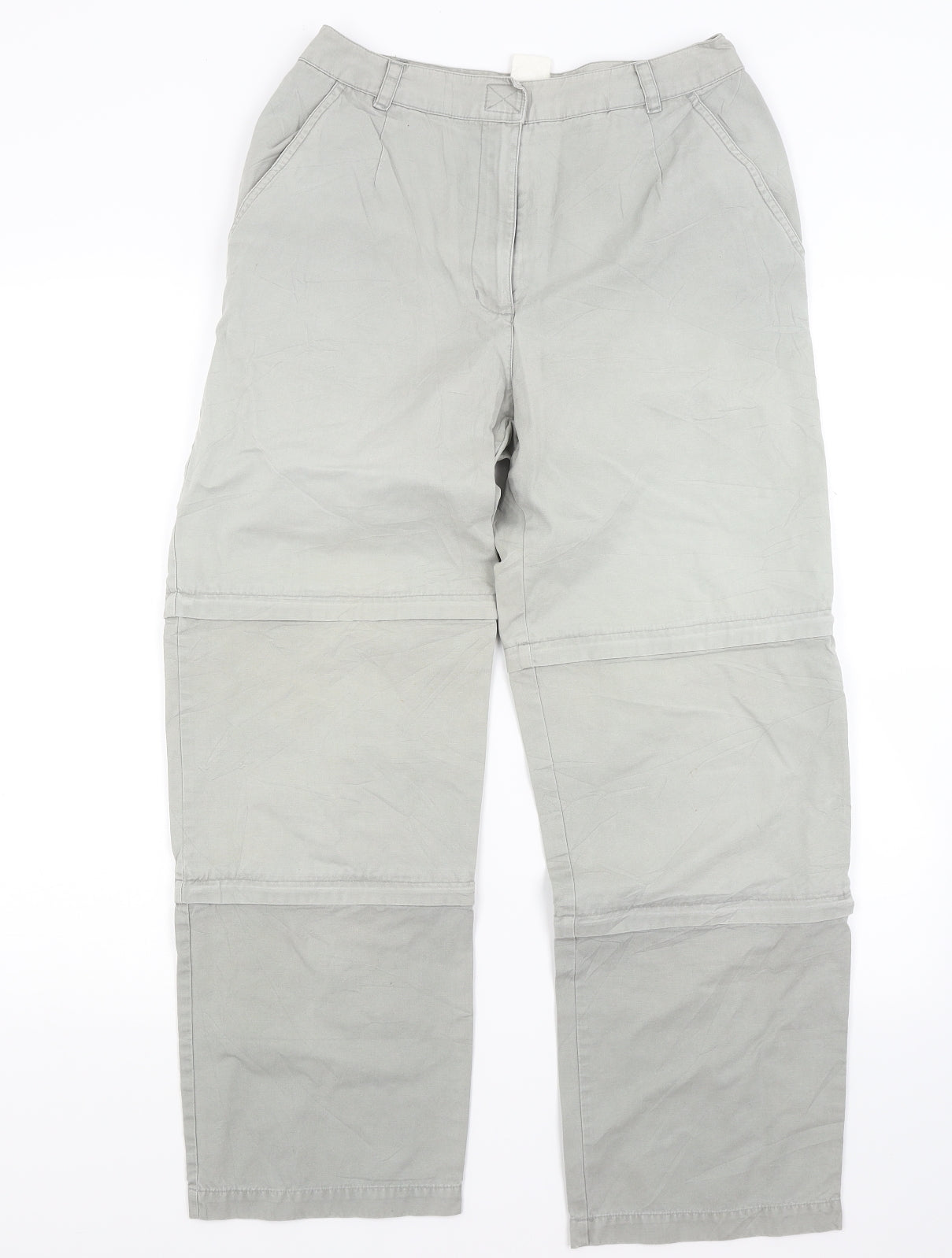 Womens UK Size 12 NEXT Regular Fit Chino Beige Trousers