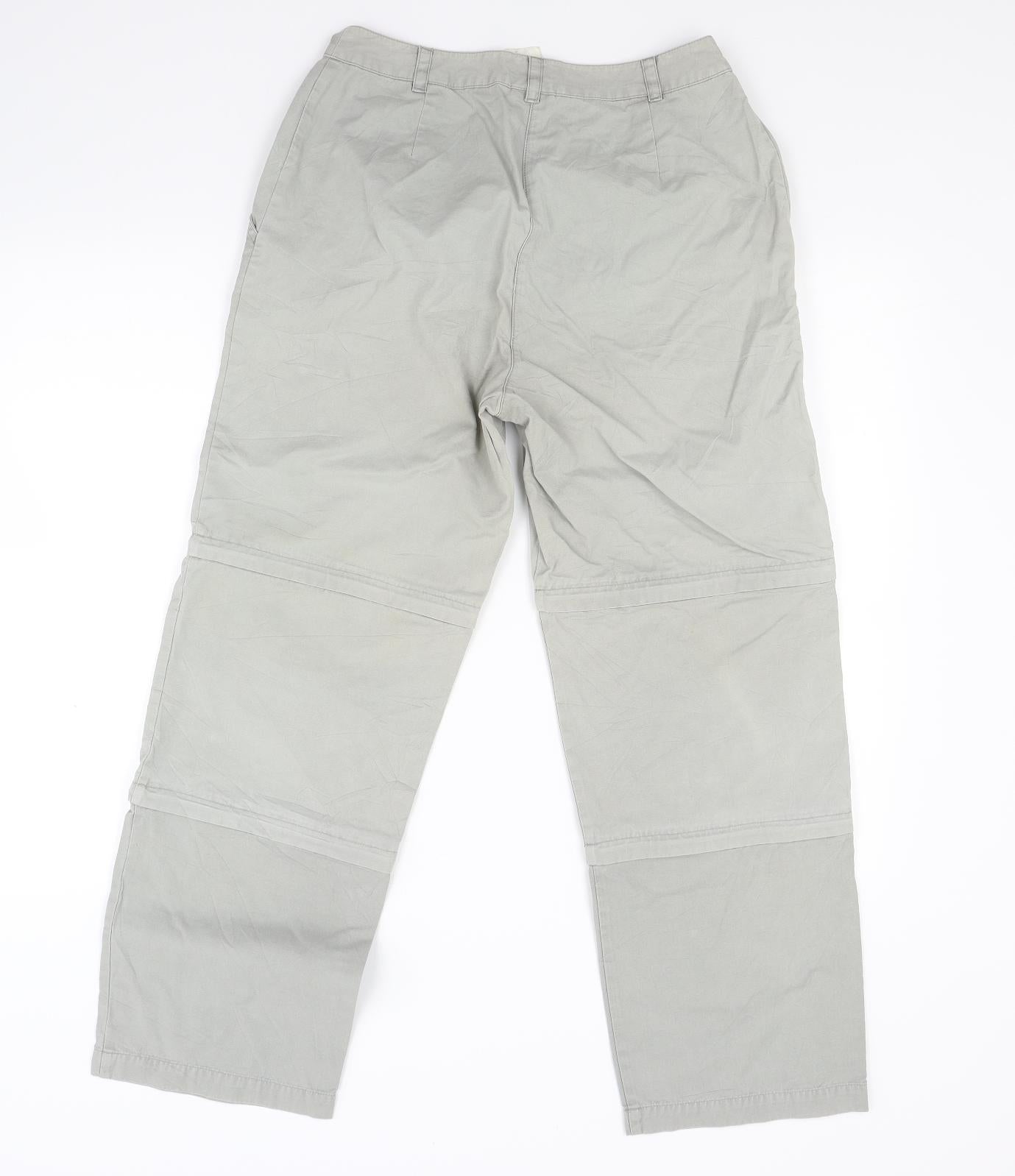 Womens UK Size 12 NEXT Regular Fit Chino Beige Trousers