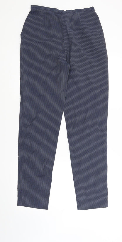 Womens UK Size 10 Etam Regular Fit  Blue Trousers