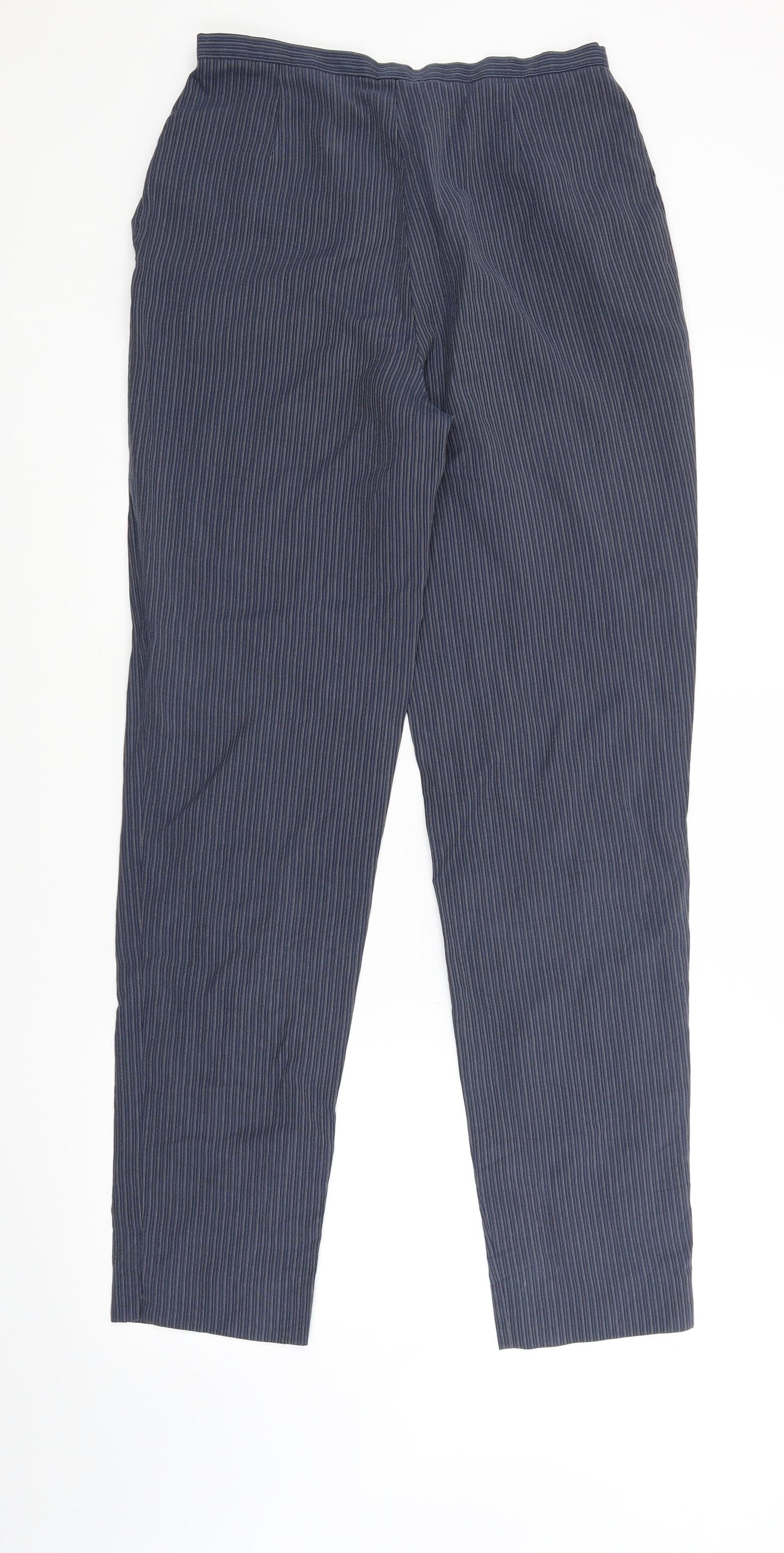 Womens UK Size 10 Etam Regular Fit  Blue Trousers