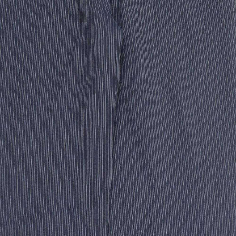 Womens UK Size 10 Etam Regular Fit  Blue Trousers