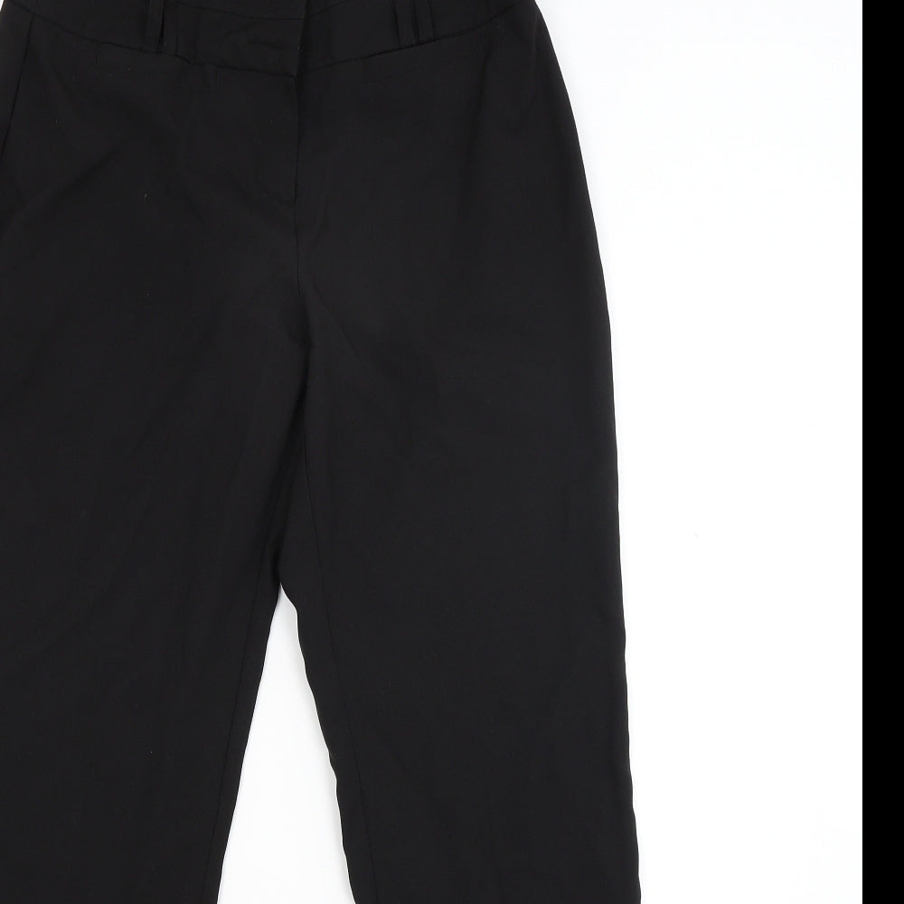 Womens UK Size 8 Dorothy Perkins Regular Fit  Black Trousers