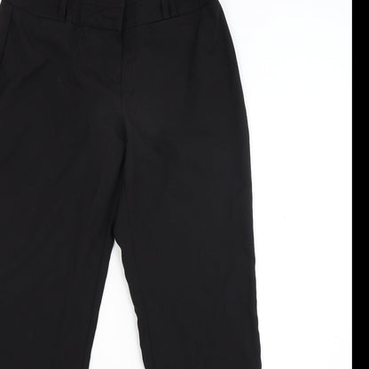 Womens UK Size 8 Dorothy Perkins Regular Fit  Black Trousers