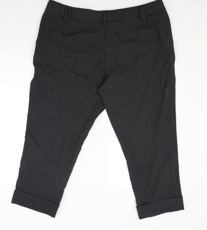 Womens UK Size 20 Marks and Spencer Regular Fit  Grey Trousers