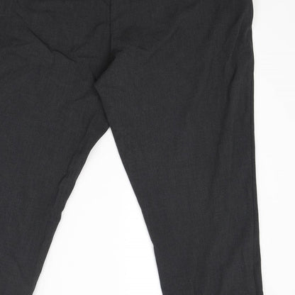 Womens UK Size 20 Marks and Spencer Regular Fit  Grey Trousers
