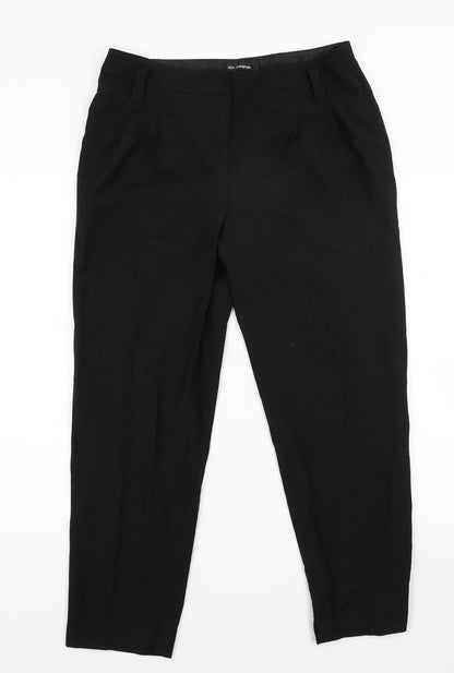 Womens UK Size 12 Marks and Spencer Regular Fit  Black Trousers