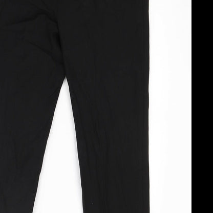 Womens UK Size 12 Marks and Spencer Regular Fit  Black Trousers