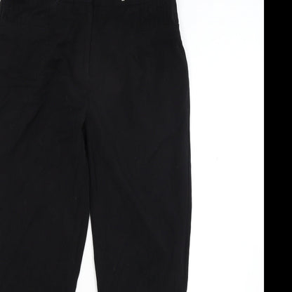 Womens UK Size 12 Klass Regular Fit  Black Trousers