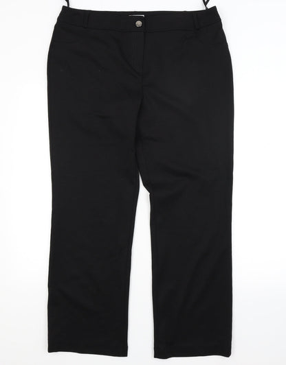 CC Womens Black   Trousers  Size 16 L27 in