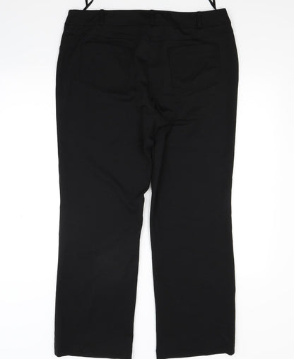 CC Womens Black   Trousers  Size 16 L27 in