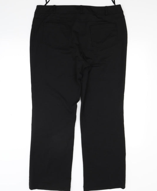 CC Womens Black   Trousers  Size 16 L27 in