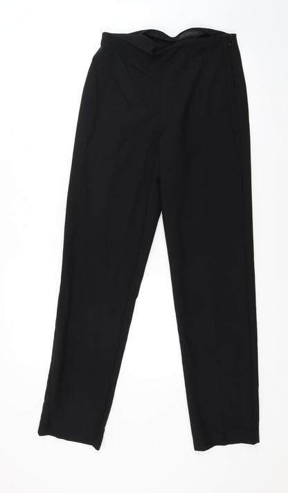 Marks and Spencer Womens Black   Trousers  Size 8 L27 in