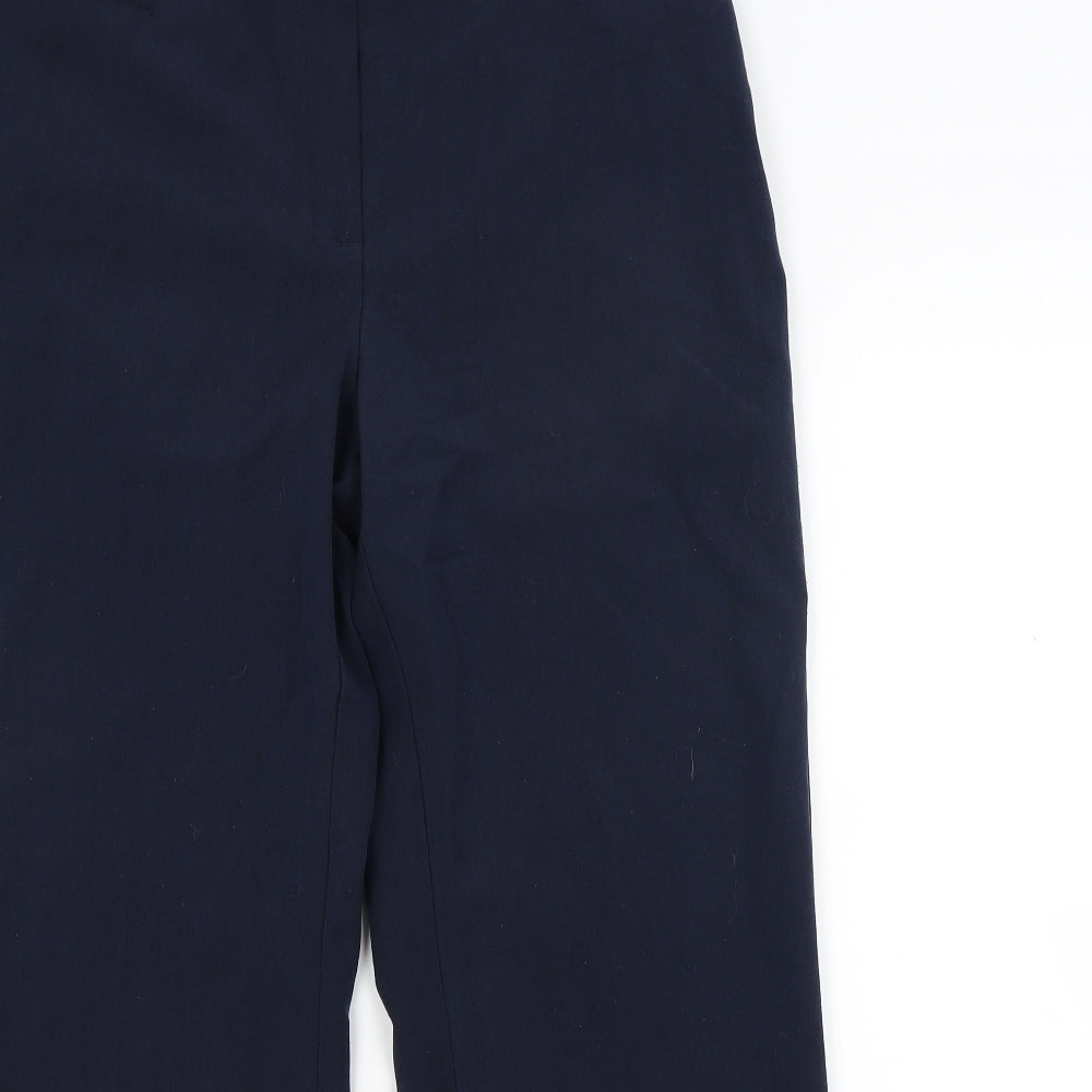 Womens UK Size 14 Slimma Regular Fit  Blue Trousers